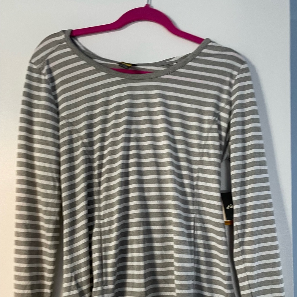 Eddie Bauer dri fit shirt with hood